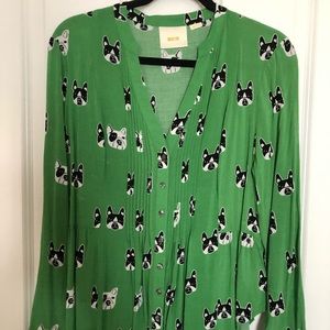 Anthropologie Bulldog Top